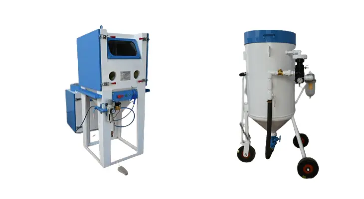 grit blasting machine